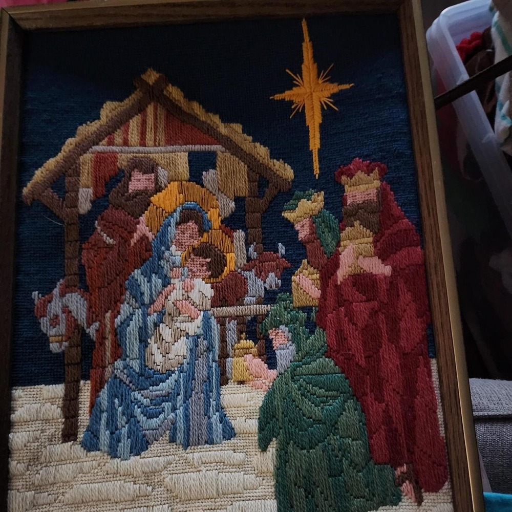Vintage needlepoint